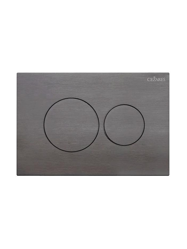 Клавиша смыва Cezares Pneumatic PN1-BTN-GM цвет Оружейная сталь