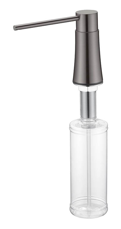 Дозатор для моющего средства Boheme 630-GM цвет Оружейная сталь