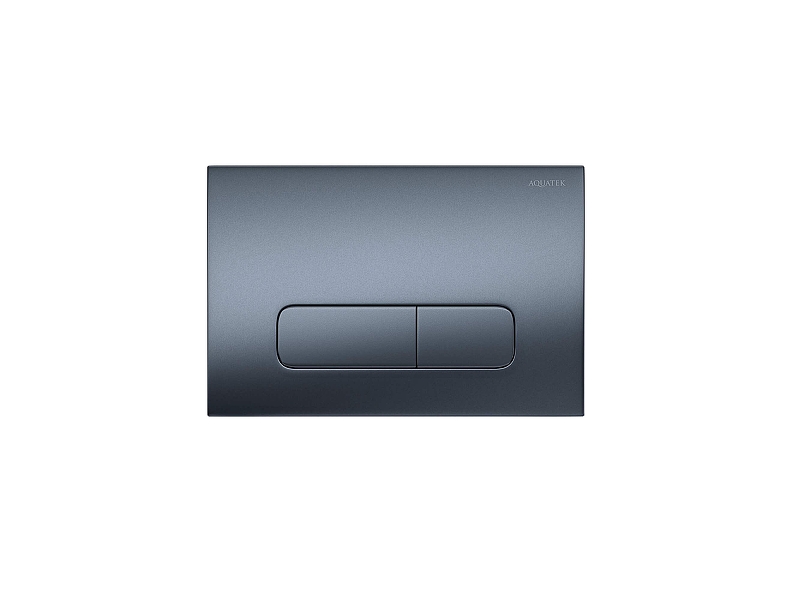 Клавиша смыва Aquatek PNS-0000009 цвет Оружейная сталь матовая