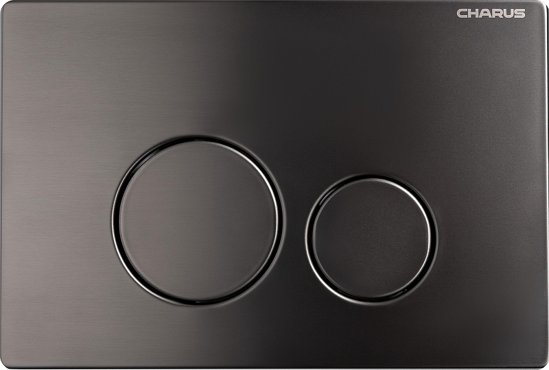Клавиша смыва Charus Robusto FP.330.GNM.05 цвет Оружейная сталь
