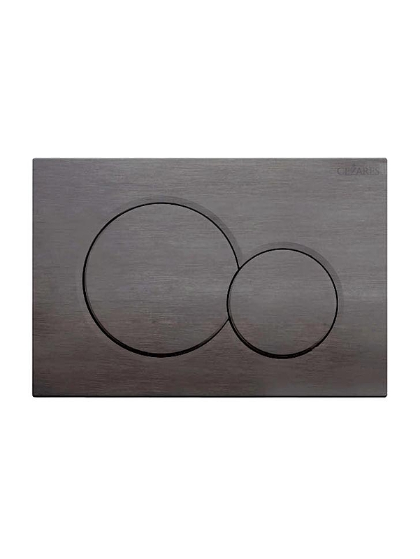 Клавиша смыва Cezares Stylus STYLUS-BTN-GM цвет Оружейная сталь