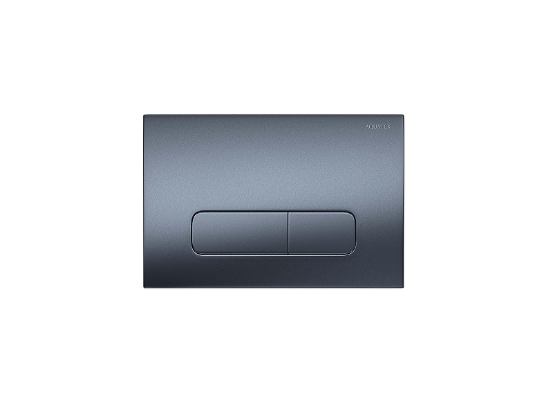 Клавиша смыва Aquatek KDI-0000034 цвет Оружейная сталь матовая