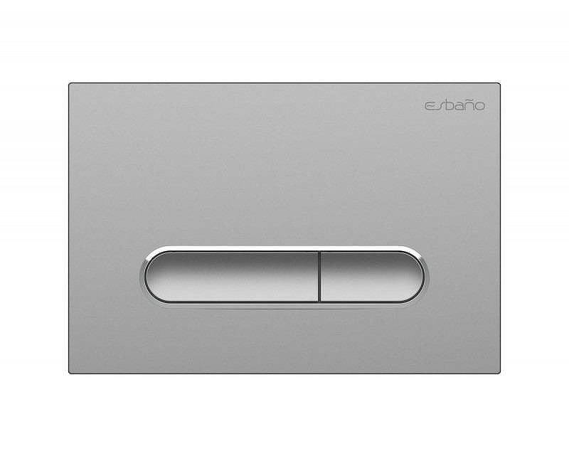 Клавиша смыва Esbano OVL-17GM ESINOVL17GM цвет Оружейная сталь